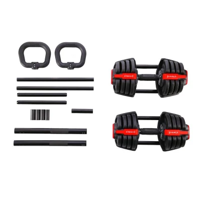 HMS Jednoruční / obouruční variabilní činka SGR18 PRO SET 3v1 40 kg