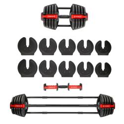 HMS Jednoručný / obojručný variabilný činka SGR40 PRO SET 2v1 40 kg