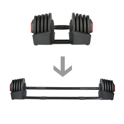 HMS Jednoručný / obojručný variabilný činka SGR40 PRO SET 2v1 40 kg