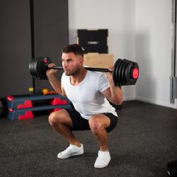 HMS Jednoruční / obouruční variabilní činka SGR40 PRO SET 2v1 40 kg
