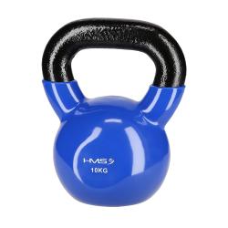 HMS Kettlebell pokrytý vinylem KN 10 kg, modrý