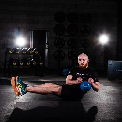HMS KN 28 KG KETTLEBELL POKRYTÝ VINYLEM