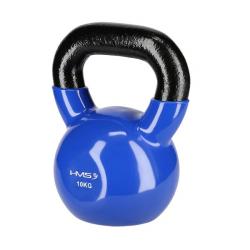 HMS Kettlebell pokrytý vinylem KN 10 kg, modrý