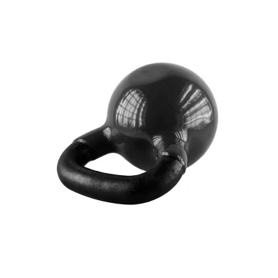 HMS Kettlebell pokrytý vinylem KNV04 4 kg, černý