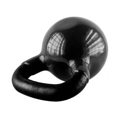 HMS Kettlebell pokrytý vinylom KNV12 12 kg, čierny