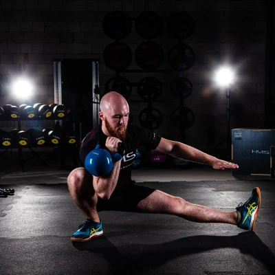 HMS KN 12 KG KETTLEBELL POKRYTÝ VINYLEM (VÝPRODEJ)