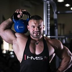HMS KN 4 KG KETTLEBELL POKRYTÝ NEOPRENEM