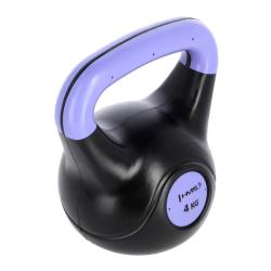 HMS Kompozitný kettlebell KPC04 Vin-Bell 4 kg fialový