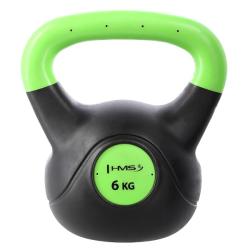 HMS Kompozitný kettlebell KPC06 Vin-Bell 6 kg zelený