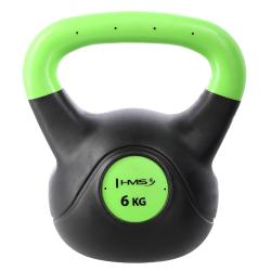 HMS Kompozitný kettlebell KPC06 Vin-Bell 6 kg zelený