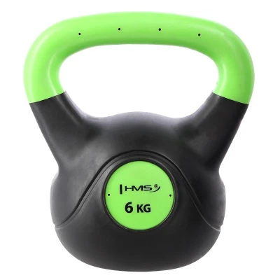 HMS Kompozitový kettlebell KPC06 Vin-Bell 6 kg zelený HMS Kompozitový kettlebell KPC06 Vin-Bell 6 kg zelený
