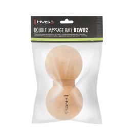 HMS Korkový dvojitý masážny loptička BLW02 - Lacrosse Ball