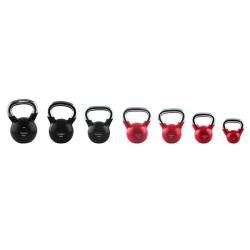 HMS KT 20 KG ČERNÝ KETTLEBELL S CHROMOVANÝM ÚCHOPEM