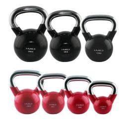 HMS KT 20 KG ČERNÝ KETTLEBELL S CHROMOVANÝM ÚCHOPEM