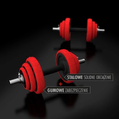 HMS Litinový činkový set SGGX20 20 kg