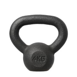 HMS Liatinový kettlebell KZG04 4 kg, čierny HMS Liatinový kettlebell KZG04 4 kg, čierny