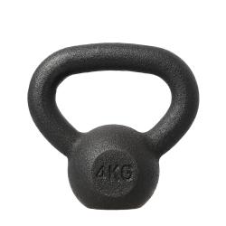 HMS Litinový kettlebell KZG04 4 kg, černý