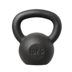 HMS Litinový kettlebell KZG10 10 kg, černý HMS Litinový kettlebell KZG10 10 kg, černý