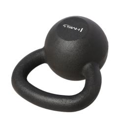 HMS Litinový kettlebell KZG10 10 kg, černý