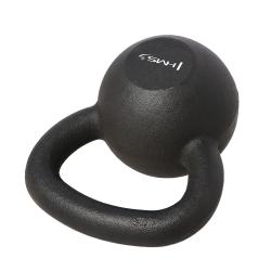 HMS Liatinový kettlebell KZG10 10 kg, čierny