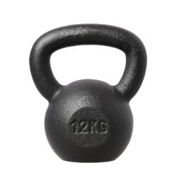 HMS Liatinový kettlebell KZG12 12 kg, čierny HMS Liatinový kettlebell KZG12 12 kg, čierny