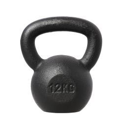 HMS Litinový kettlebell KZG12 12 kg, černý