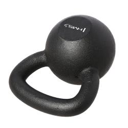 HMS Liatinový kettlebell KZG12 12 kg, čierny