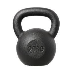 HMS Liatinový kettlebell KZG20 20 kg, čierny HMS Liatinový kettlebell KZG20 20 kg, čierny