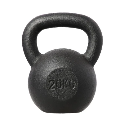 HMS Litinový kettlebell KZG20 20 kg, černý HMS Litinový kettlebell KZG20 20 kg, černý