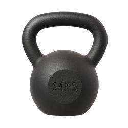 HMS Litinový kettlebell KZG24 24 kg, černý