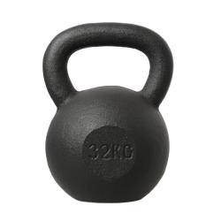 HMS Litinový kettlebell KZG32 32 kg, černý