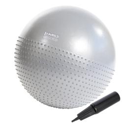 HMS Masážní gymnastický míč YB03N 65 cm světle šedý HMS Masážní gymnastický míč YB03N 65 cm světle šedý