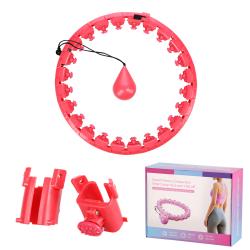 HMS Masážní hula hoop Home FH01 se závažím červená