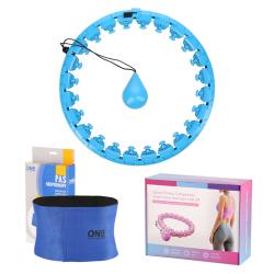 HMS Masážní hula hoop Home FH01 se závažím modrá