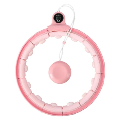 HMS Masážní hula hoop Home FH02 se závažím a počítadlem růžová