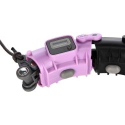 HMS Masážny hula hoop Home FH03 so závažím a počítadlom fialovo-čierna