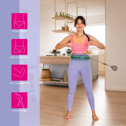 HMS Masážny hula hoop Home FH03 so závažím a počítadlom zelená