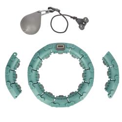 HMS Masážny hula hoop Home FH03 so závažím a počítadlom zelená