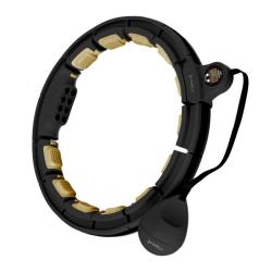 HMS Masážny hula hoop HHM13 so závažím, magnetmi a počítadlom čierna HMS Masážny hula hoop HHM13 so závažím, magnetmi a počítadlom čierna