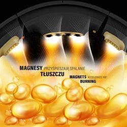 HMS Masážní hula hoop HHM13 se závažím, magnety a počítadlem černá