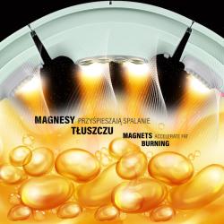 HMS Masážní hula hoop HHM13 se závažím, magnety a počítadlem zelená