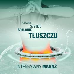 HMS Masážny hula hoop HHM14 so závažím a počítadlom zelená