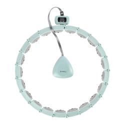 HMS Masážny hula hoop HHM14 so závažím a počítadlom zelená