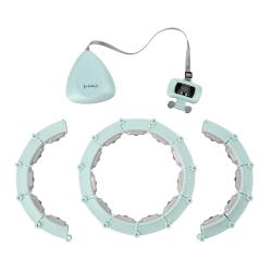 HMS Masážny hula hoop HHM14 so závažím a počítadlom zelená