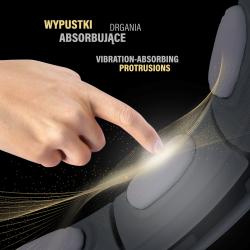 HMS Masážní hula hoop HHM15 se závažím, magnety a počítadlem černá