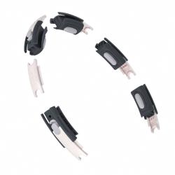 HMS Masážní hula hoop HHM15 se závažím, magnety a počítadlem černá