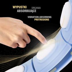 HMS Masážny hula hoop HHM15 so závažím, magnetmi a počítadlom modrá