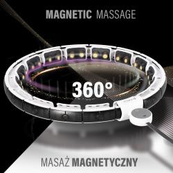 HMS Masážní hula hoop HHM16 se závažím, magnety a počítadlem