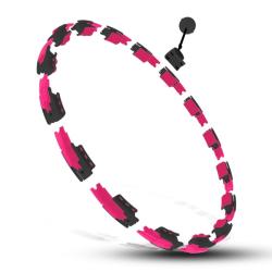 HMS Masážní hula hoop HHM16 se závažím, magnety a počítadlem černá