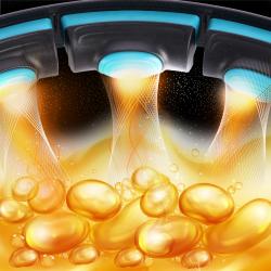 HMS Masážní hula hoop HHM17 se závažím, magnety a počítadlem černá/mátová